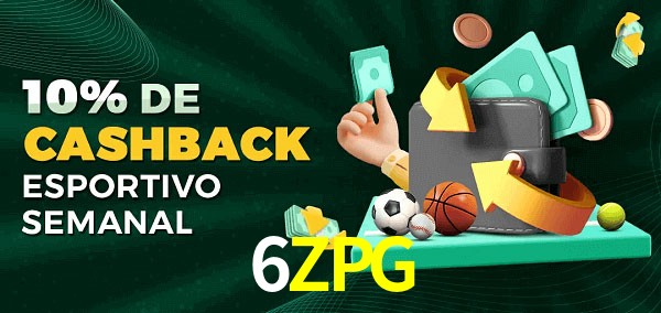 10% de bônus de cashback na 6ZPG